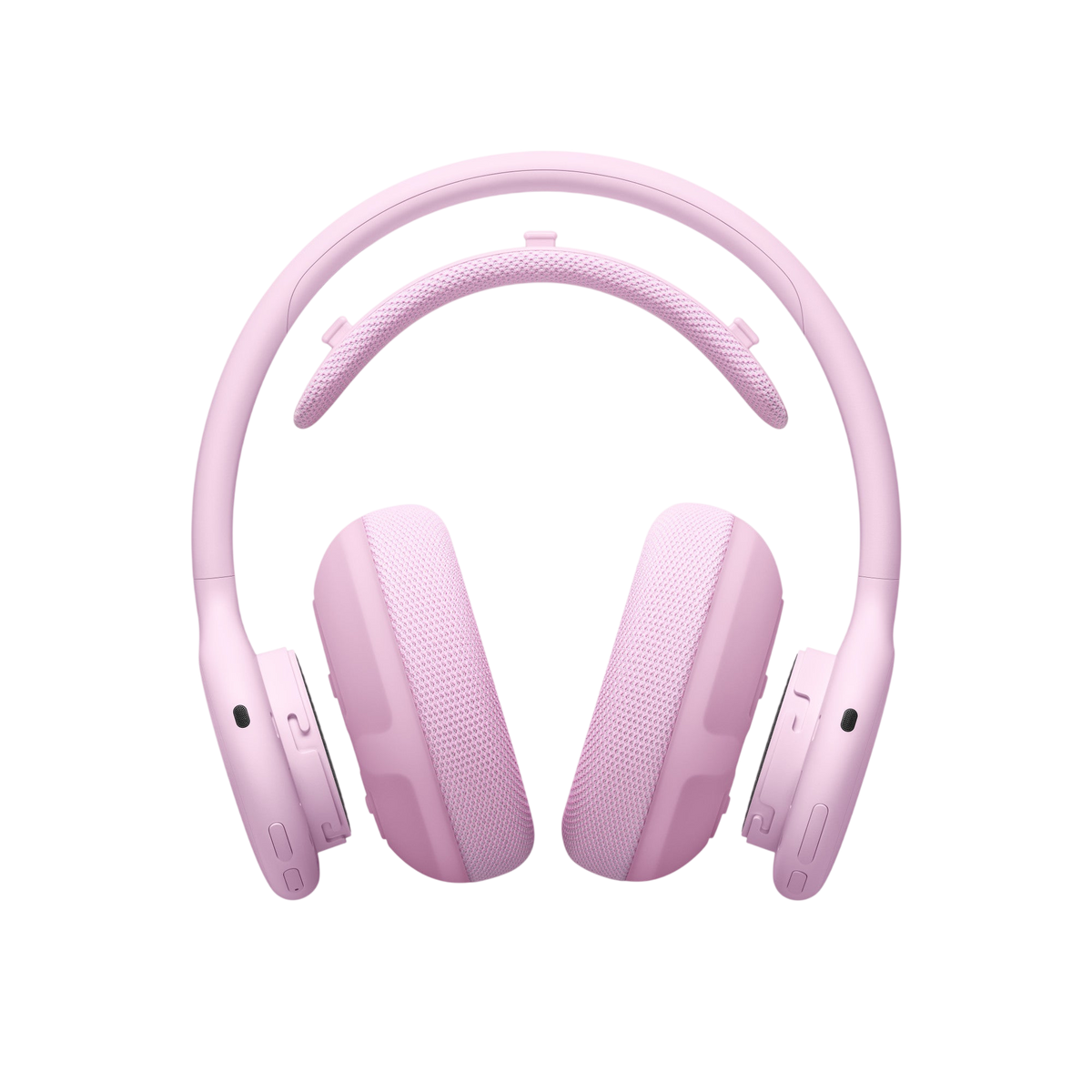 Beats 360 headphones in Pink with ear and headband cushions detached 