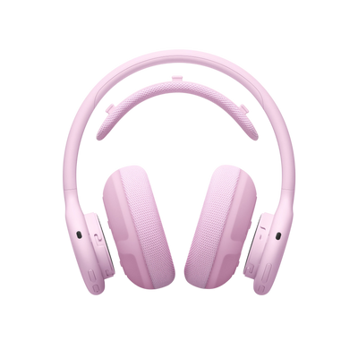 Beats 360 headphones in Pink with ear and headband cushions detached 