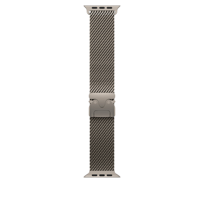 Apple Watch Ultra Titanium Milanese Loop (49mm) - Natural Titanium #color_natural-titanium