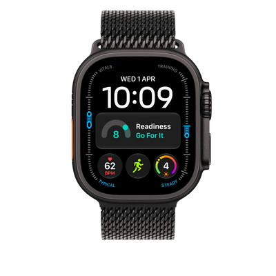 Apple Watch Ultra Titanium Milanese Loop (49mm) - Black Titanium - alternate view 2 #color_black-titanium