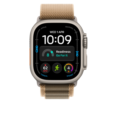 Apple Watch Ultra Alpine Loop (49mm) - Desert (Natural Titanium) - alternate view 2 #color_desert