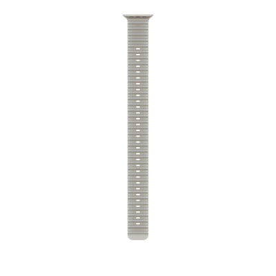 Apple Watch Ultra Ocean Band Extension (49mm) - Translucent Grey (Natural Titanium) #color_translucent-grey