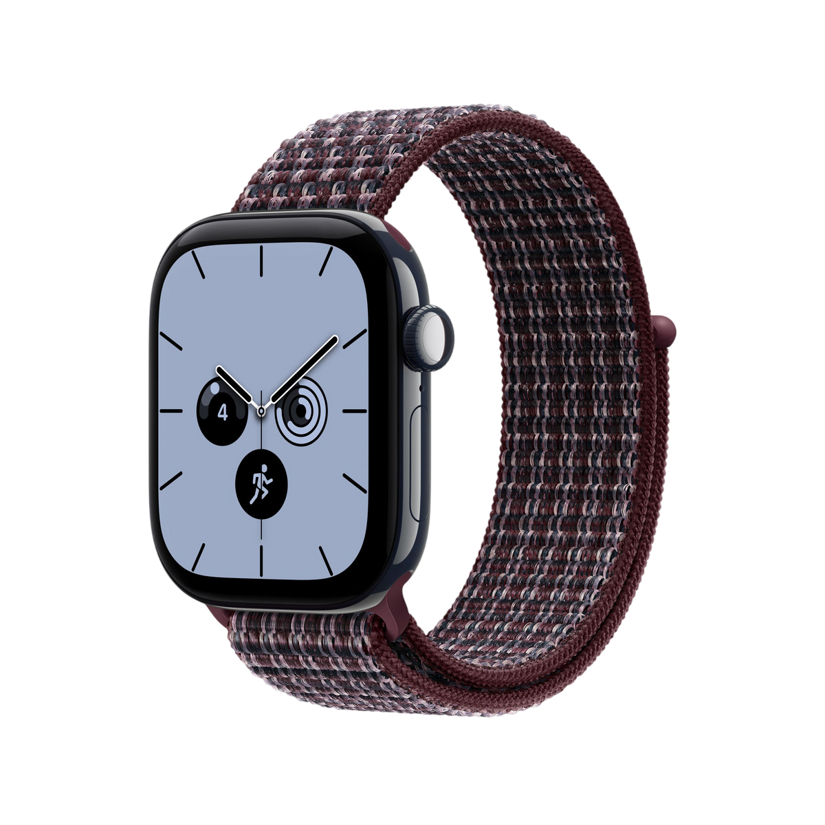 Apple Watch Sport Loop - Burgundy Plaid - alternate view 1 #color_burgundy-plaid