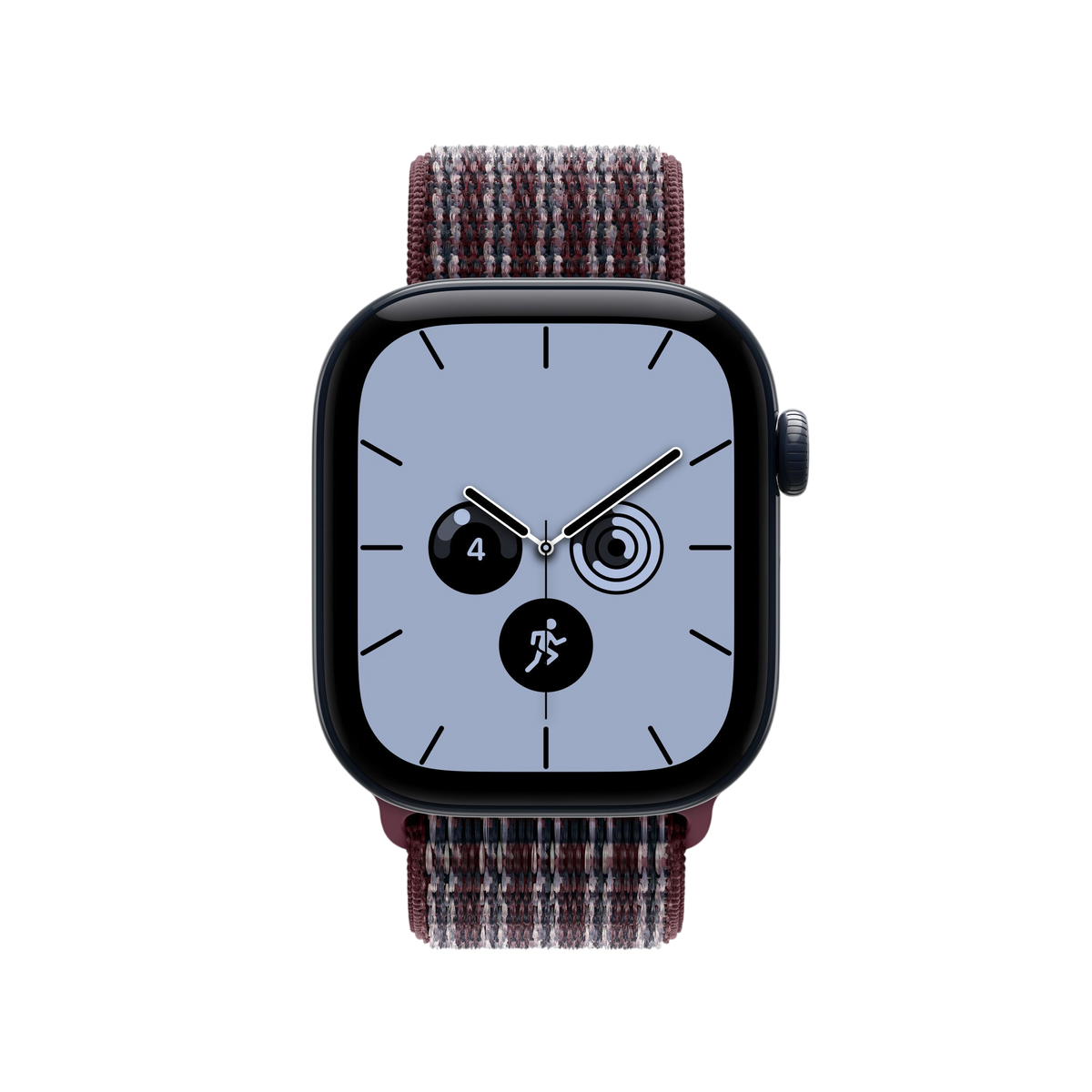 Apple Watch Sport Loop - Burgundy Plaid - alternate view 2 #color_burgundy-plaid
