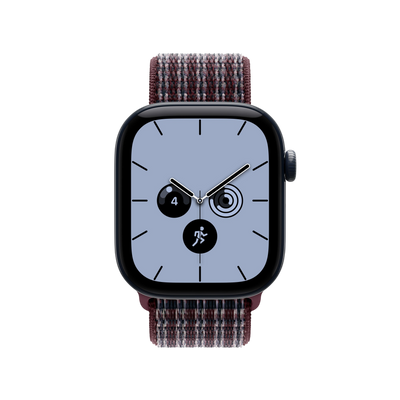 Apple Watch Sport Loop - Burgundy Plaid - alternate view 2 #color_burgundy-plaid