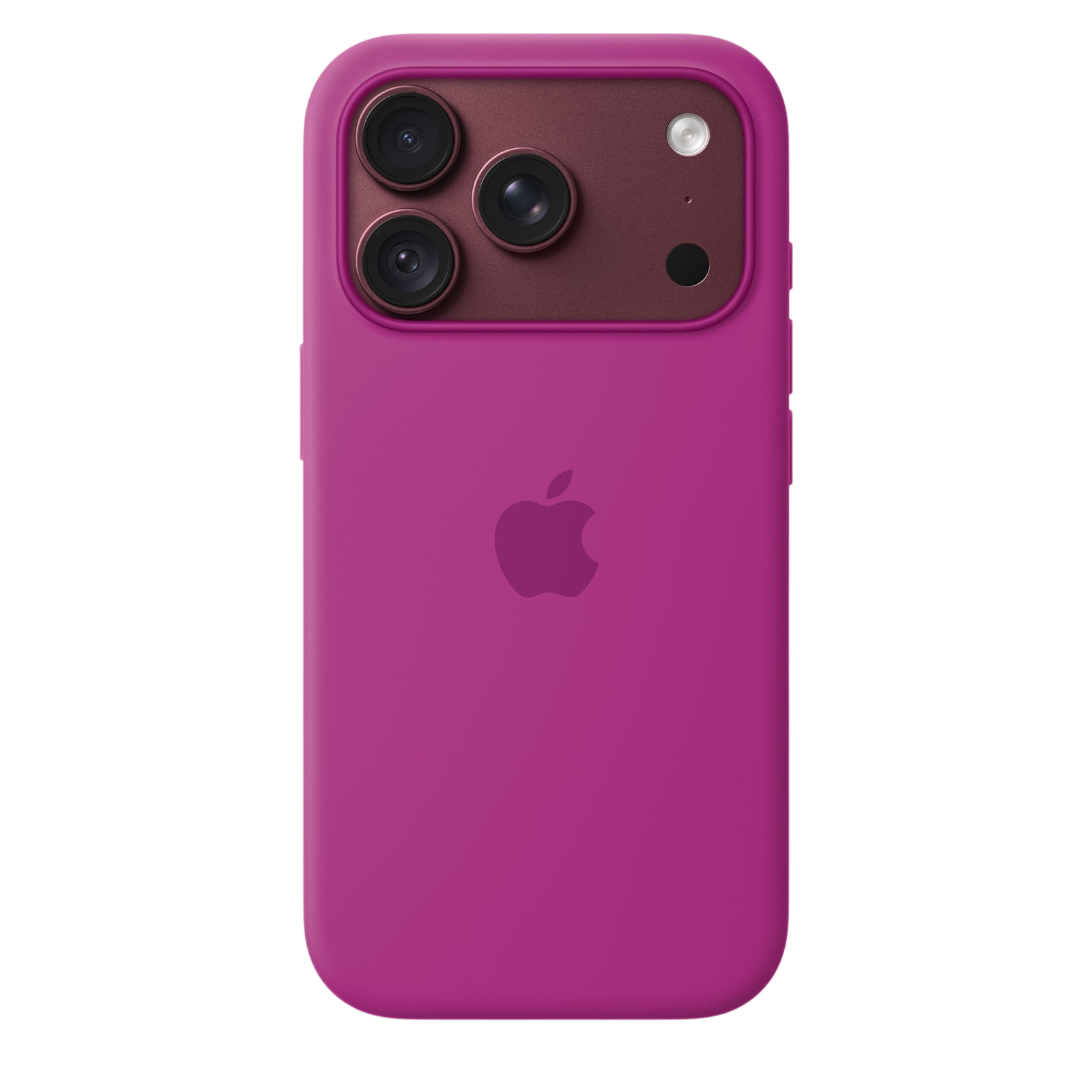 Apple iPhone 18 Pro Silicone Case with MagSafe in Magenta 