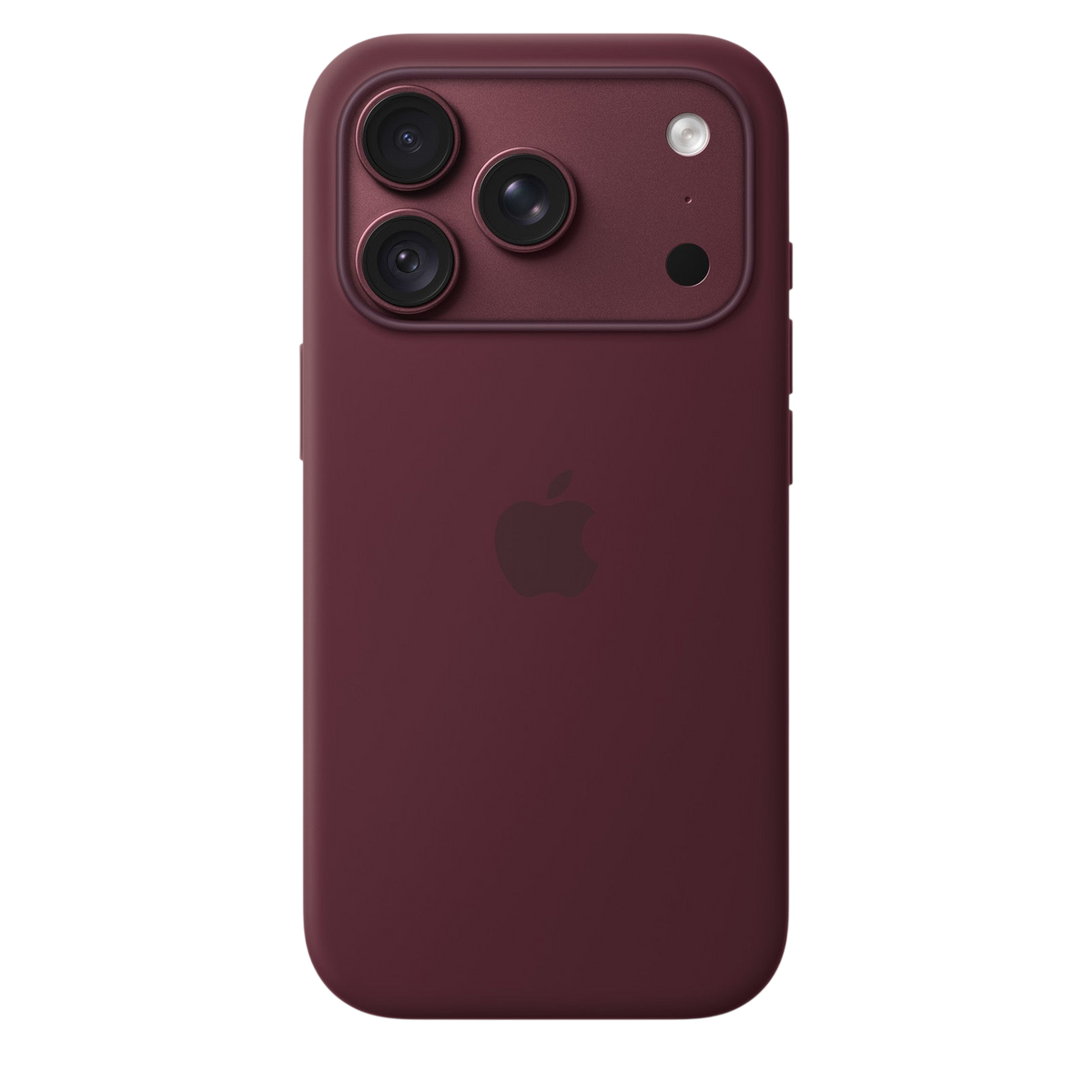 Apple iPhone 18 Pro Silicone Case with MagSafe in Burgundy 