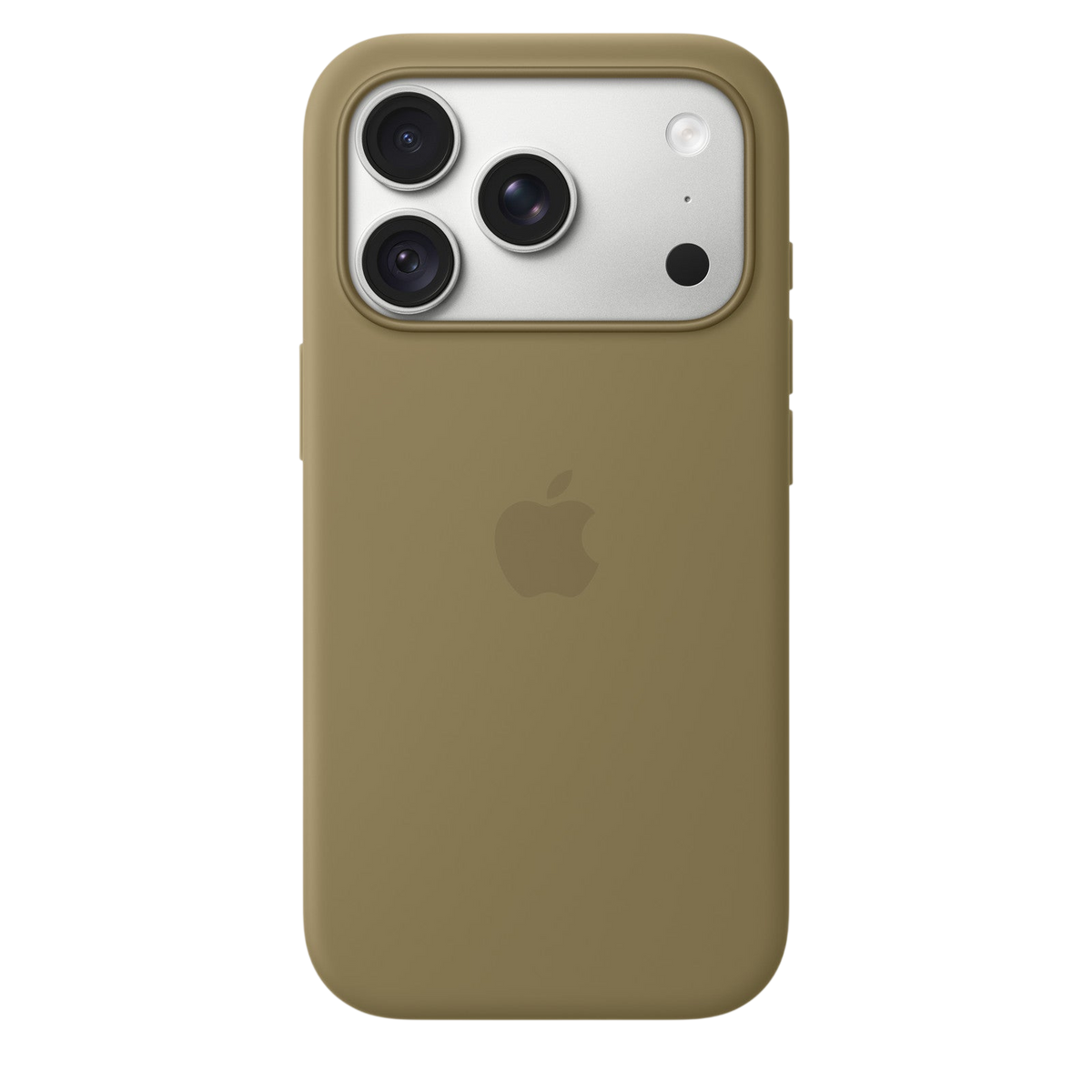 Apple iPhone 18 Pro Silicone Case with MagSafe in Olive 