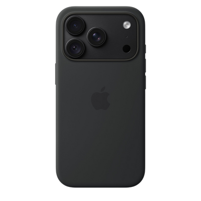 Apple iPhone 18 Pro Silicone Case with MagSafe in Black 