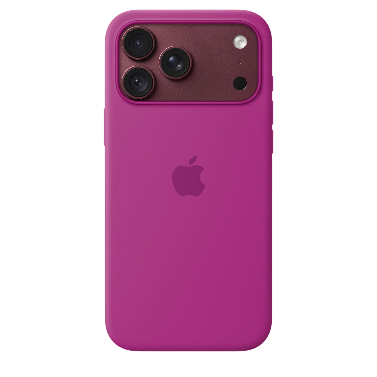 Apple iPhone 18 Pro Max Silicone Case with MagSafe in Magenta 