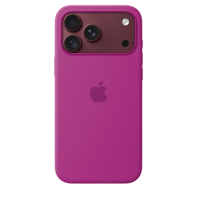 Apple iPhone 18 Pro Max Silicone Case with MagSafe in Magenta 