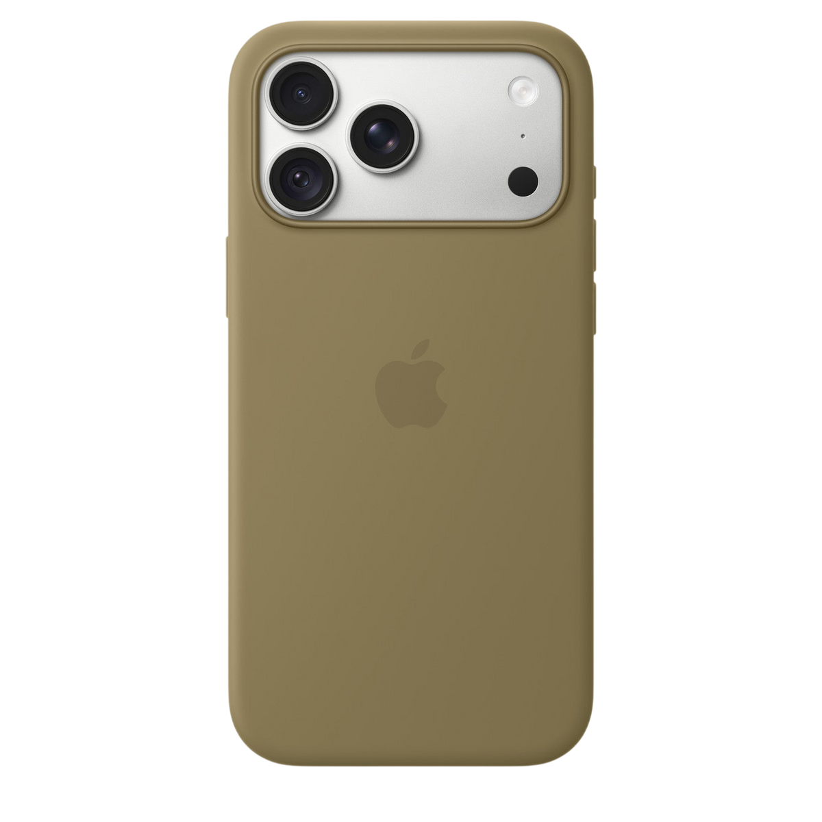 Apple iPhone 18 Pro Max Silicone Case with MagSafe in Olive 