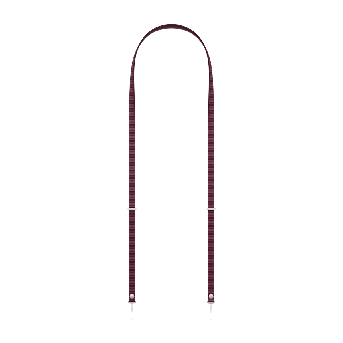 Apple Crossbody Strap in Burgundy #color_burgundy