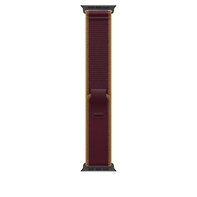Apple Watch Ultra Trail Loop (49mm) - Burgundy (Black Titanium) #color_burgundy