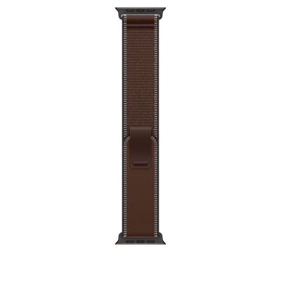 Apple Watch Ultra Trail Loop (49mm) - Dark Umber (Black Titanium) #color_dark-umber