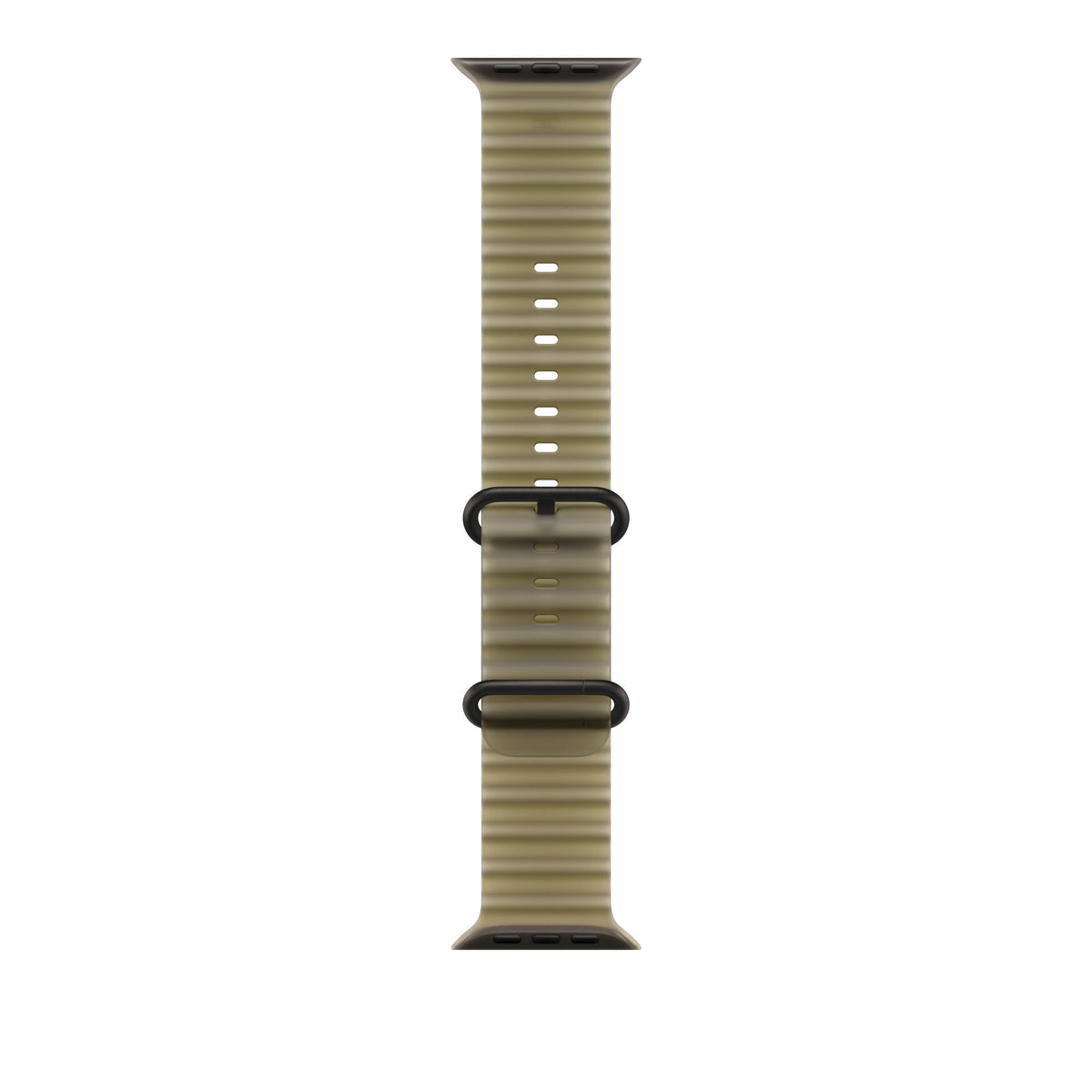 Apple Watch Ultra Ocean Band (49mm) - Translucent Kelp (Black Titanium) #color_translucent-kelp