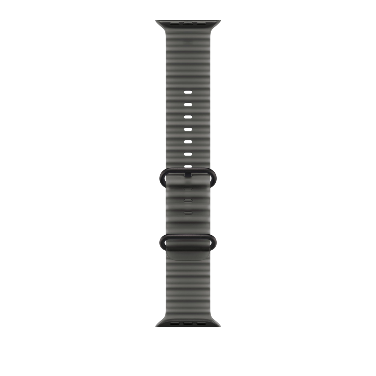 Apple Watch Ultra Ocean Band (49mm) - Translucent Black (Black Titanium) #color_translucent-black
