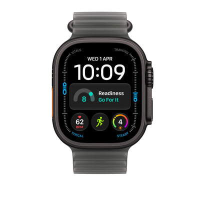 Apple Watch Ultra Ocean Band Extension (49mm) - Translucent Black (Black Titanium) - alternate view 2 #color_translucent-black