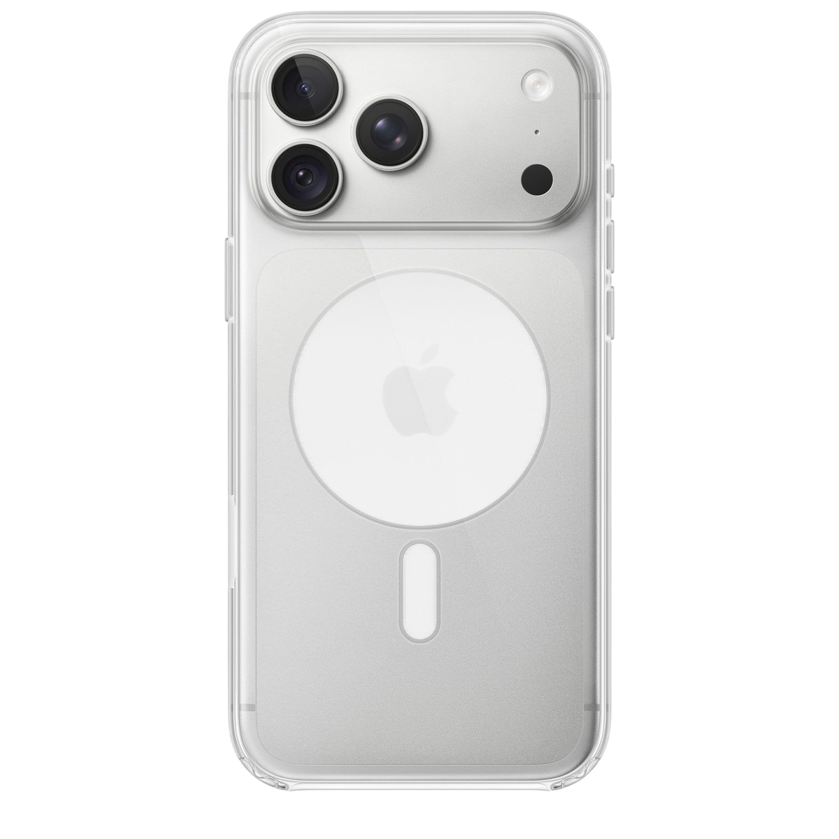 Apple iPhone 18 Pro Max Clear Case with MagSafe, side view