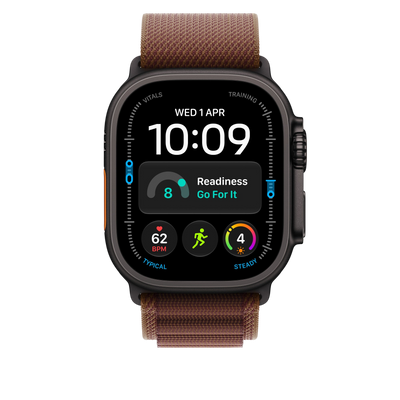 Apple Watch Ultra Alpine Loop (49mm) - Burgundy (Black Titanium) - alternate view 2 #color_burgundy