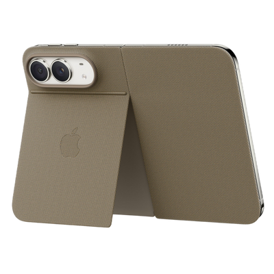 Apple iPhone Duo Folio with Kickstand in Taupe 