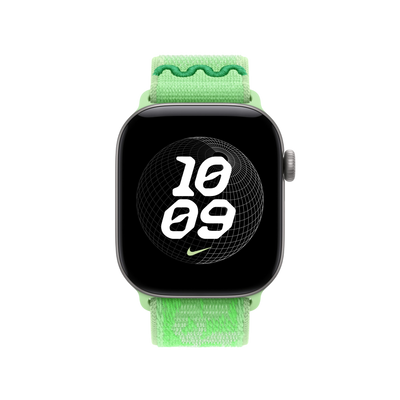 Apple Watch Nike Sport Loop - Green Spark - alternate view 2 #color_green-spark