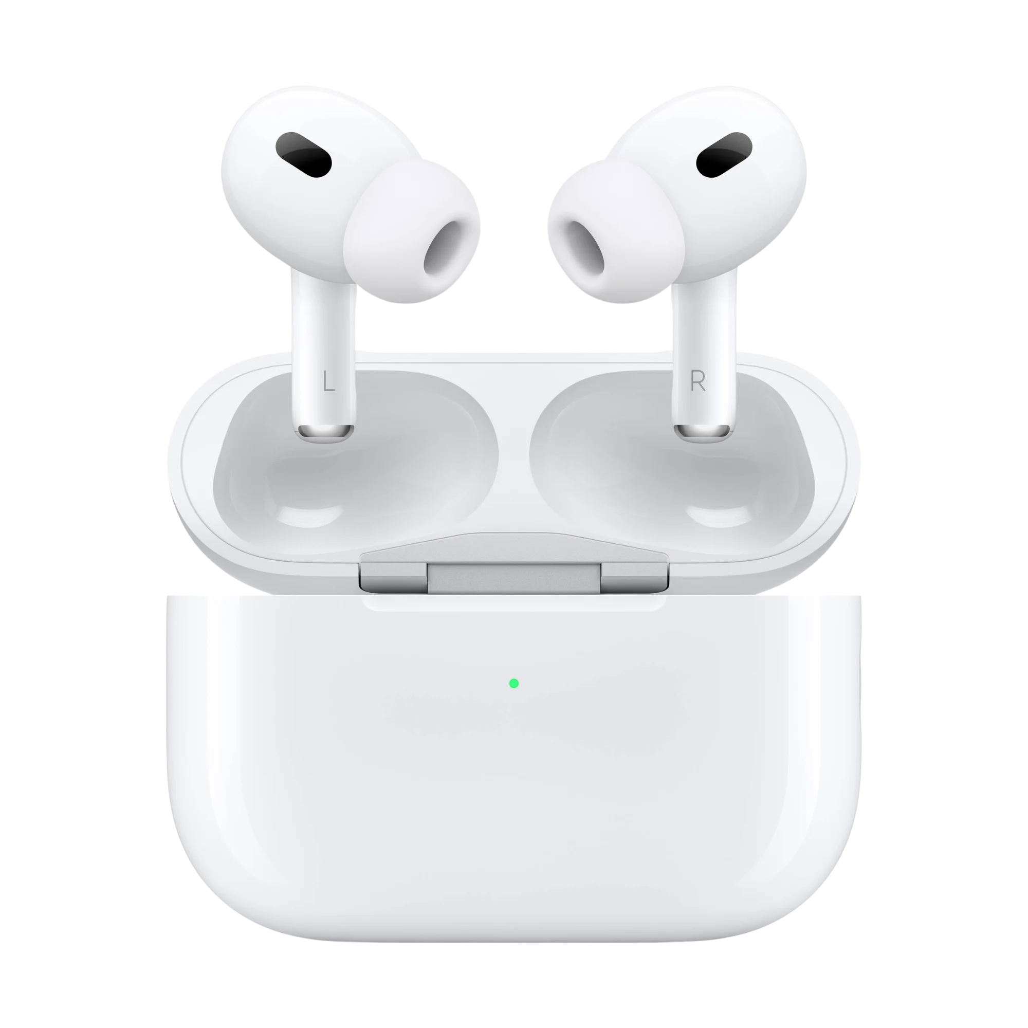 Apple AirPods Pro (الجيل الثاني) مع علبة شحن MagSafe (USB‑C) مع ضمان Apple الرسمي لمدة عام