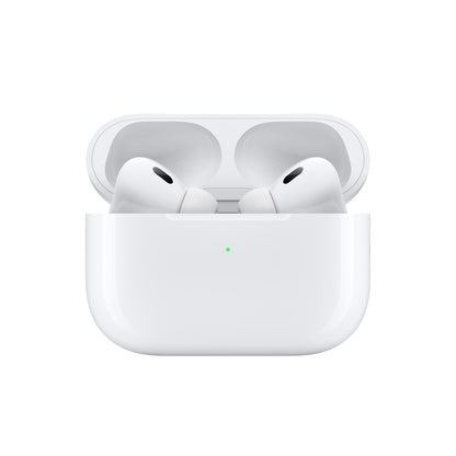 Apple AirPods Pro (الجيل الثاني) مع علبة شحن MagSafe (USB‑C) مع ضمان Apple الرسمي لمدة عام