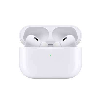 سماعات أبل AirPods Pro (الجيل الثاني) مع علبة شحن MagSafe (USB‑C) مع ضمان رسمي من أبل لمدة سنة