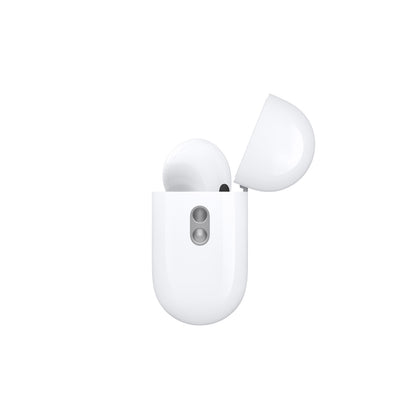 Apple AirPods Pro (الجيل الثاني) مع علبة شحن MagSafe (USB‑C) مع ضمان Apple الرسمي لمدة عام