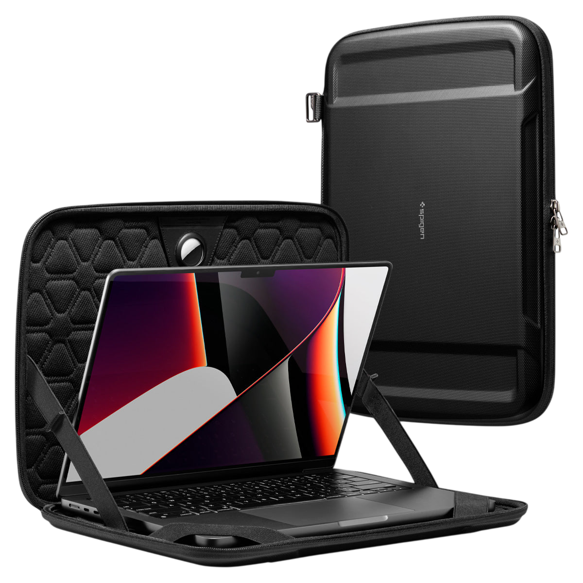 Spigen Rugged Armor Pro Pouch for MacBook Pro 13” / 14"/ iPad Pro 13” with AirTag Support