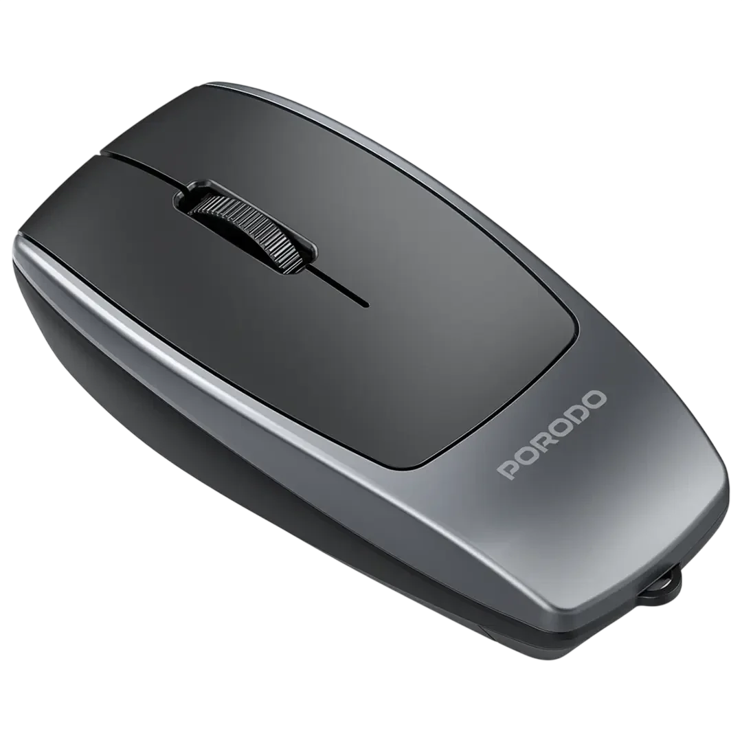 Porodo Wireless Mouse built-in MicroSD card reader