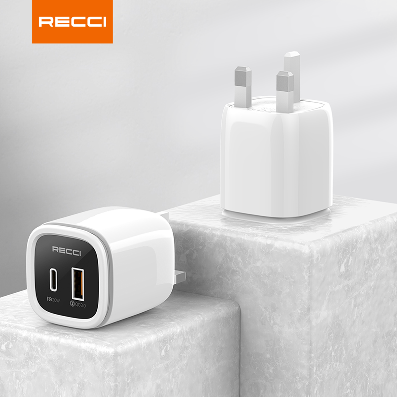 Recci 20W Wall Charger with LED