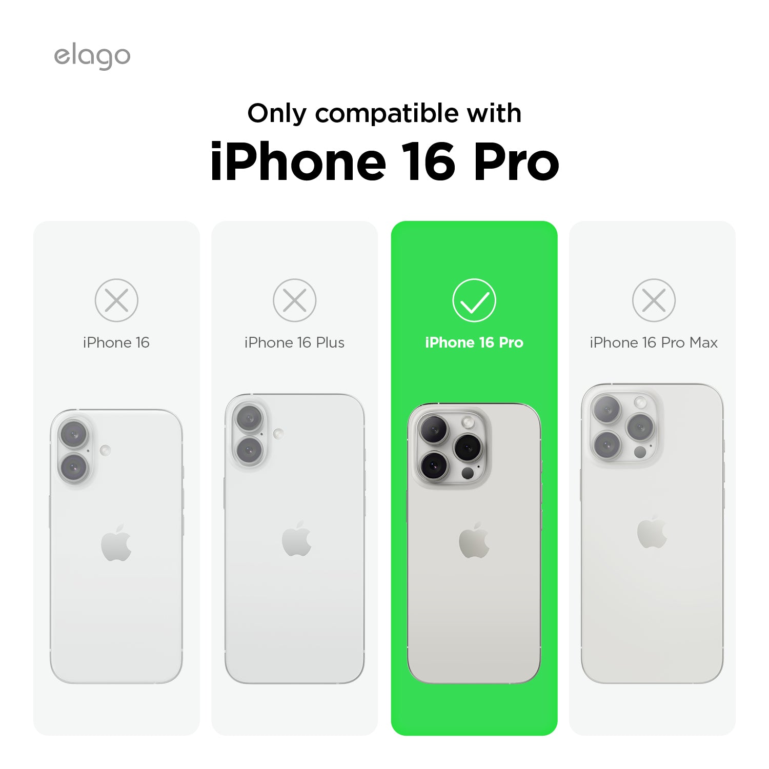 elago MagSafe Silicone Case for iPhone 16 Pro