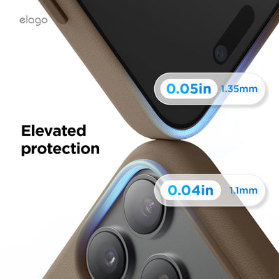 Elago MagLeather Case for iPhone 17 Pro Max / iPhone 18 Pro Max - Taupe 