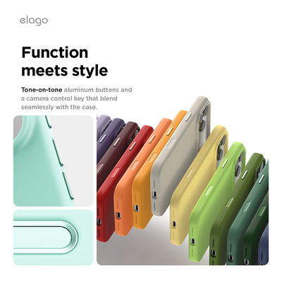 Elago Mag Silicone Case for iPhone 17 Pro Max / iPhone 18 Pro Max - Aqua Sky 