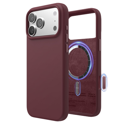 Elago Mag Silicone Case for iPhone 17 Pro Max / iPhone 18 Pro Max - Burgundy 