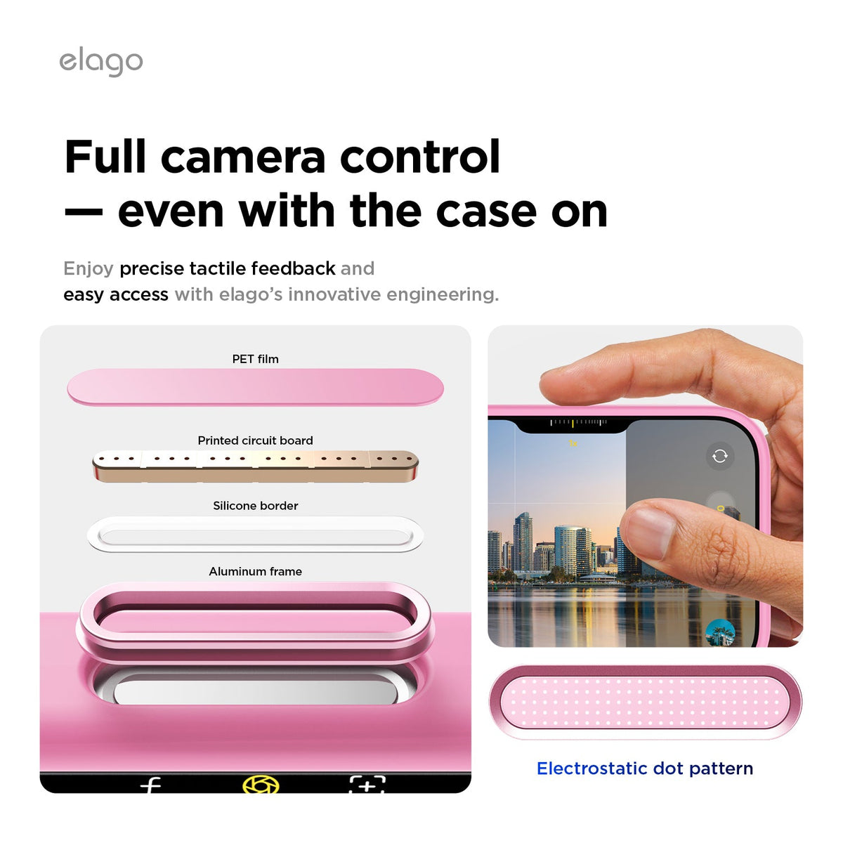 Elago Mag Silicone Case for iPhone 17 Pro Max / iPhone 18 Pro Max - Hot Pink 