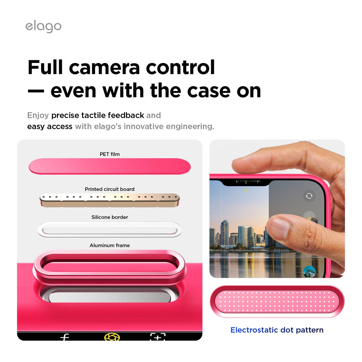 Elago Mag Silicone Case for iPhone 17 Pro Max / iPhone 18 Pro Max - Ice Red 