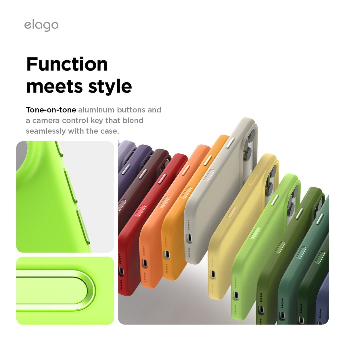 Elago Mag Silicone Case for iPhone 17 Pro Max / iPhone 18 Pro Max - Lime Green 