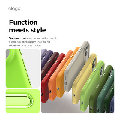 Elago Mag Silicone Case for iPhone 17 Pro Max / iPhone 18 Pro Max - Lime Green 