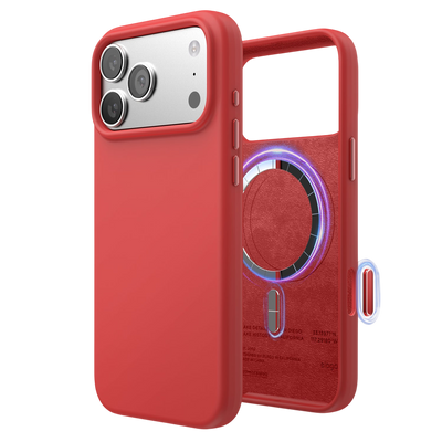 Elago Mag Silicone Case for iPhone 17 Pro Max / iPhone 18 Pro Max - Red 