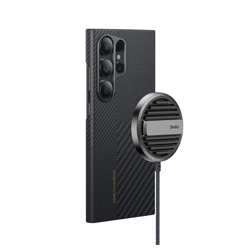 حافظة بنكس مونتاج أرمور إير مصنوعة من كيفلار® 600D+1500D لهاتف سامسونج جالاكسي S24