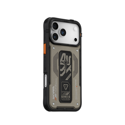Skinarma Aegis Mag-Charge Grip-Stand Case for iPhone 17 Pro Max - Grey #color_grey
