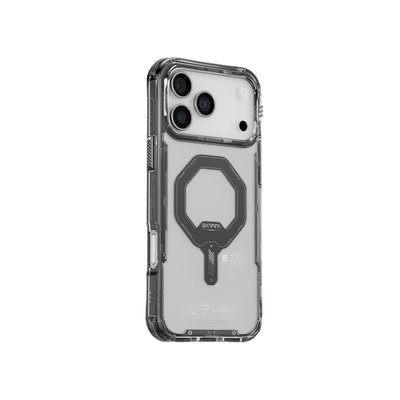 Skinarma Saido Mag-Charge Clear Case for iPhone 17 Pro Max - Black #color_black