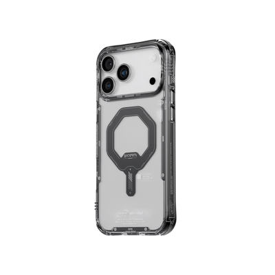 Skinarma Saido Mag-Charge Clear Case for iPhone 17 Pro Max - Black #color_black