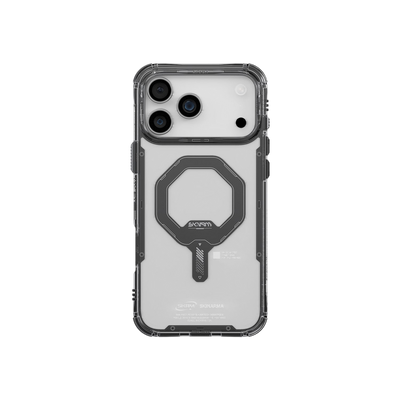 Skinarma Saido Mag-Charge Clear Case for iPhone 17 Pro Max - Black #color_black