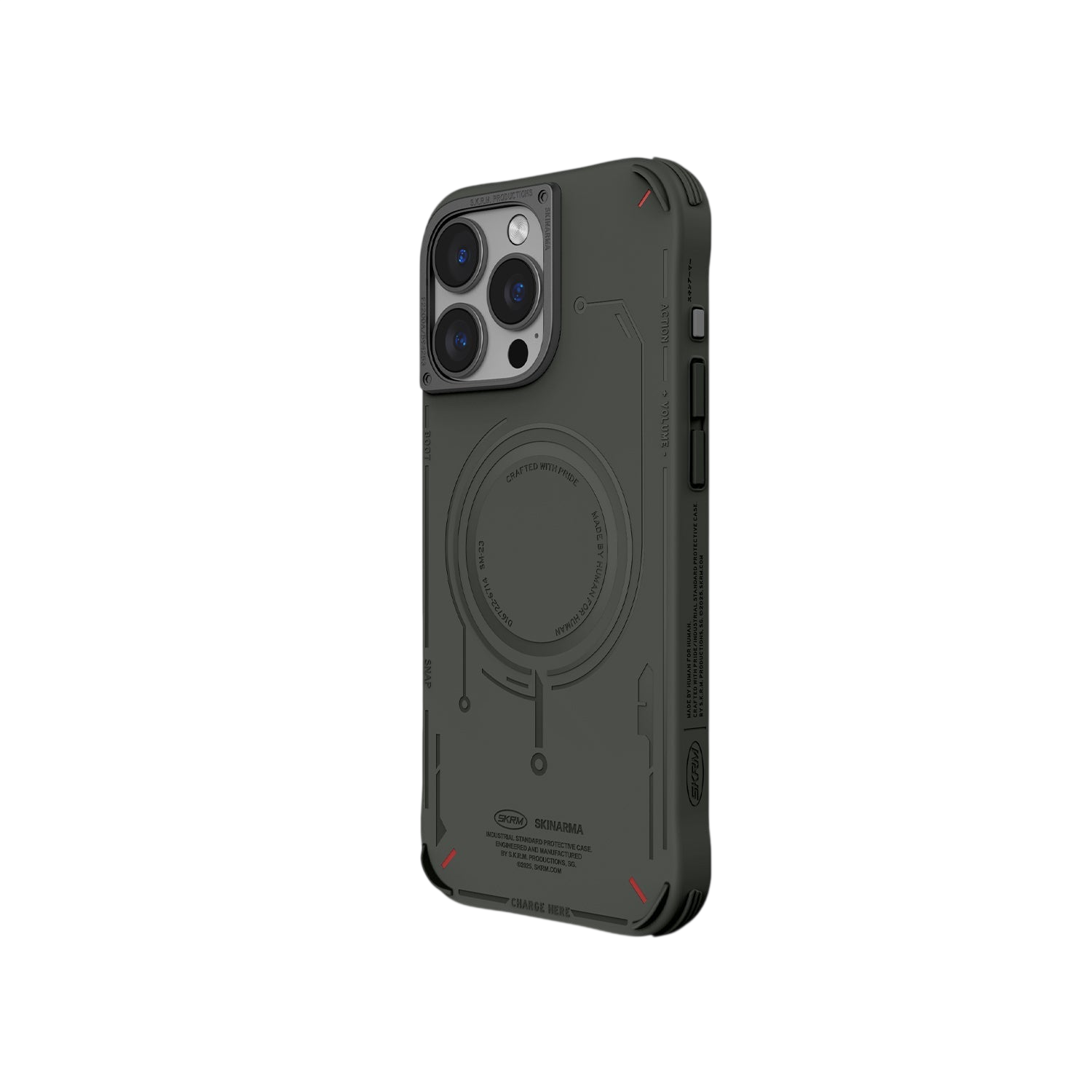 غلاف شحن مغناطيسي MECHA من سكينارما لهاتف آيفون 16 برو ماكس