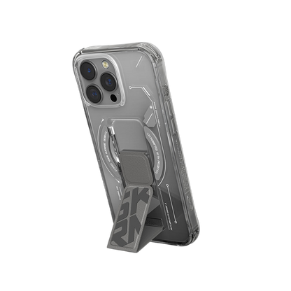 غلاف Skinarma HELIO Mag-Charge مع حامل Grip-Stand لهاتف iPhone 16 Pro