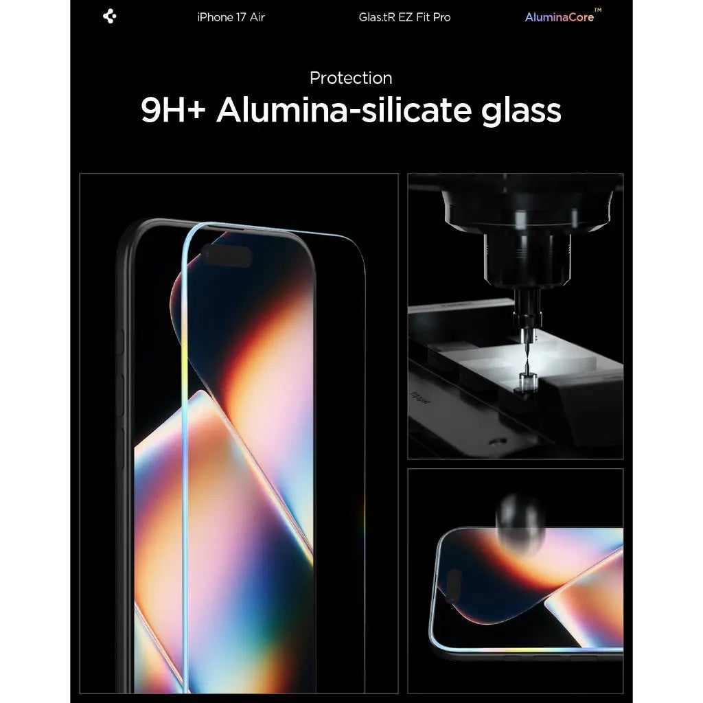 Spigen Privacy Screen Protector Glas.tR EZ Fit Pro HD for iPhone Air (1-pack)